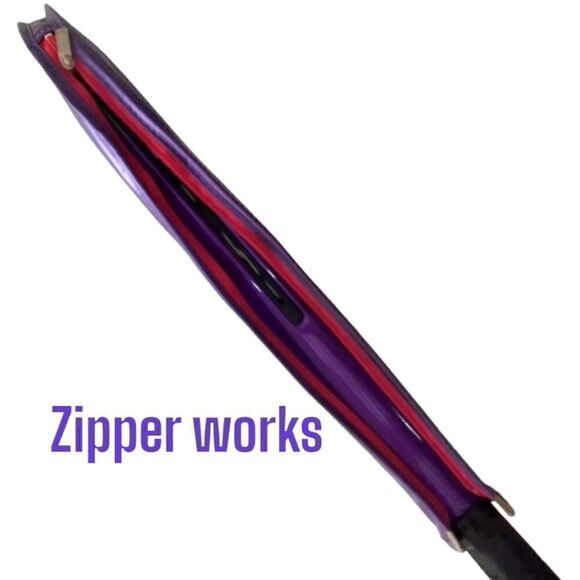 Spalding ASTA 100 Tennis Racquet 4.5 Grip Graphite Racket With Cover Purple Teal - Picture 8 of 16